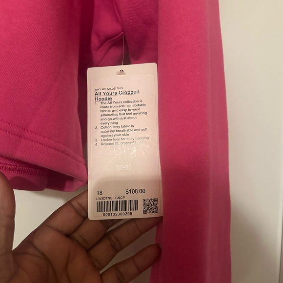 Lululemon All Yours Cropped Hoodie - Picture 4 of 5